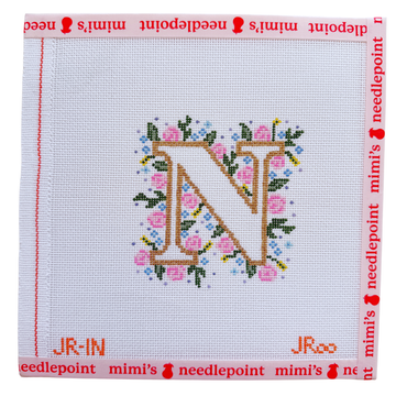Alphabet Floral N