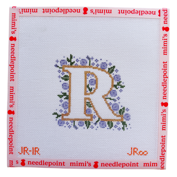 Alphabet Floral R