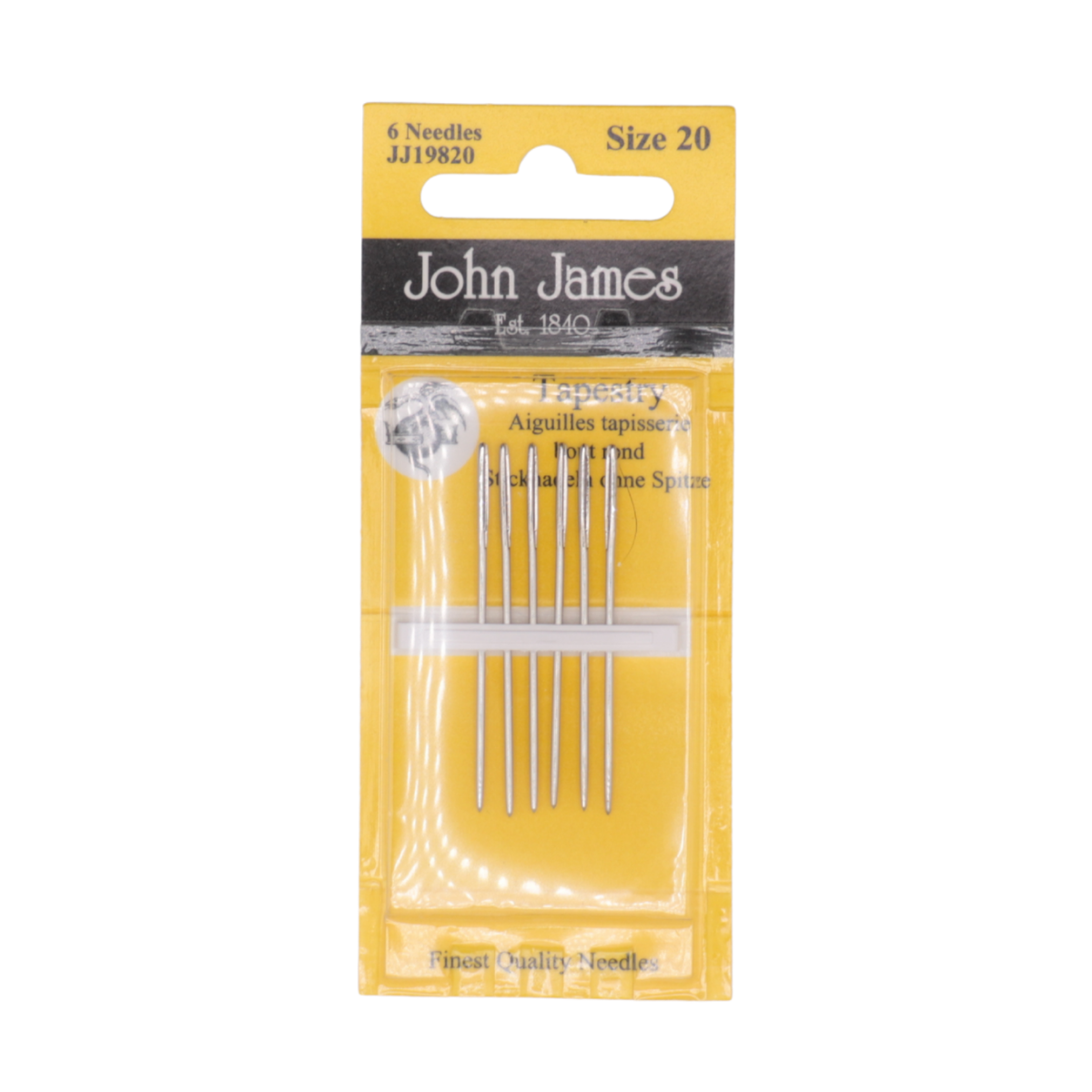 John James Tapestry Needles Size 20