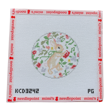 Bunny with Book Round