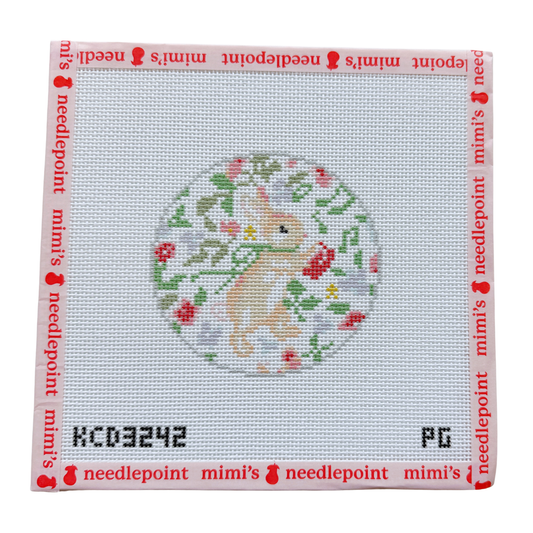 Bunny with Book Round