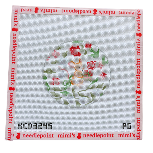 Mouse with Gift Round
