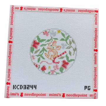 Mouse with Candy Cane Round