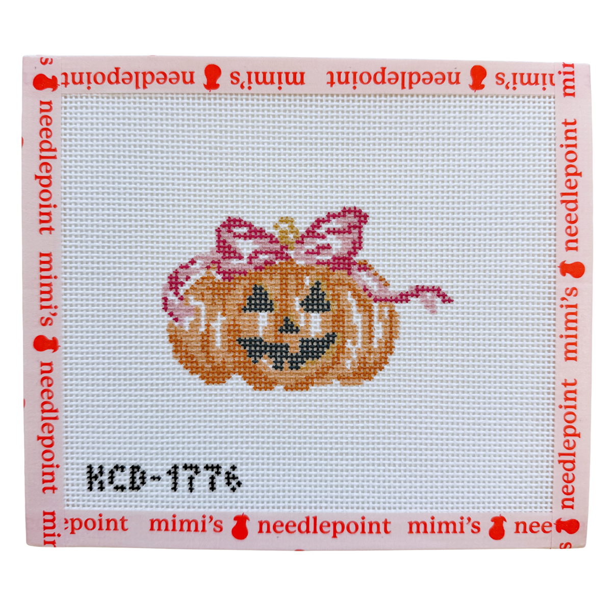 Pumpkin with Pink Bow