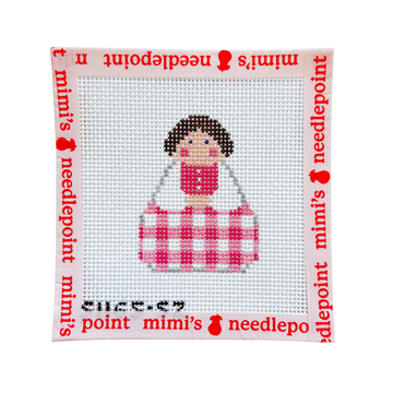Pink Gingham Angel