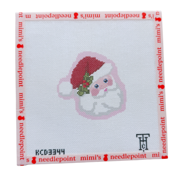 Classic Pink Santa Ornament