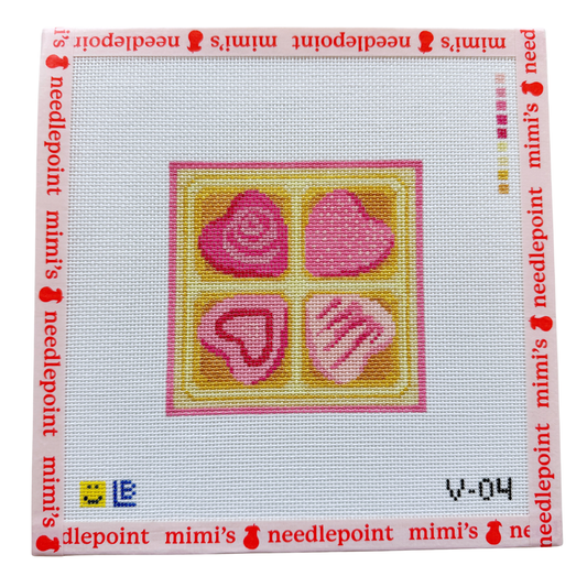 4-piece Pink Heart Box