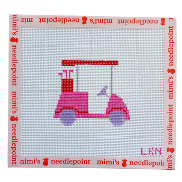 Pink Golf Cart