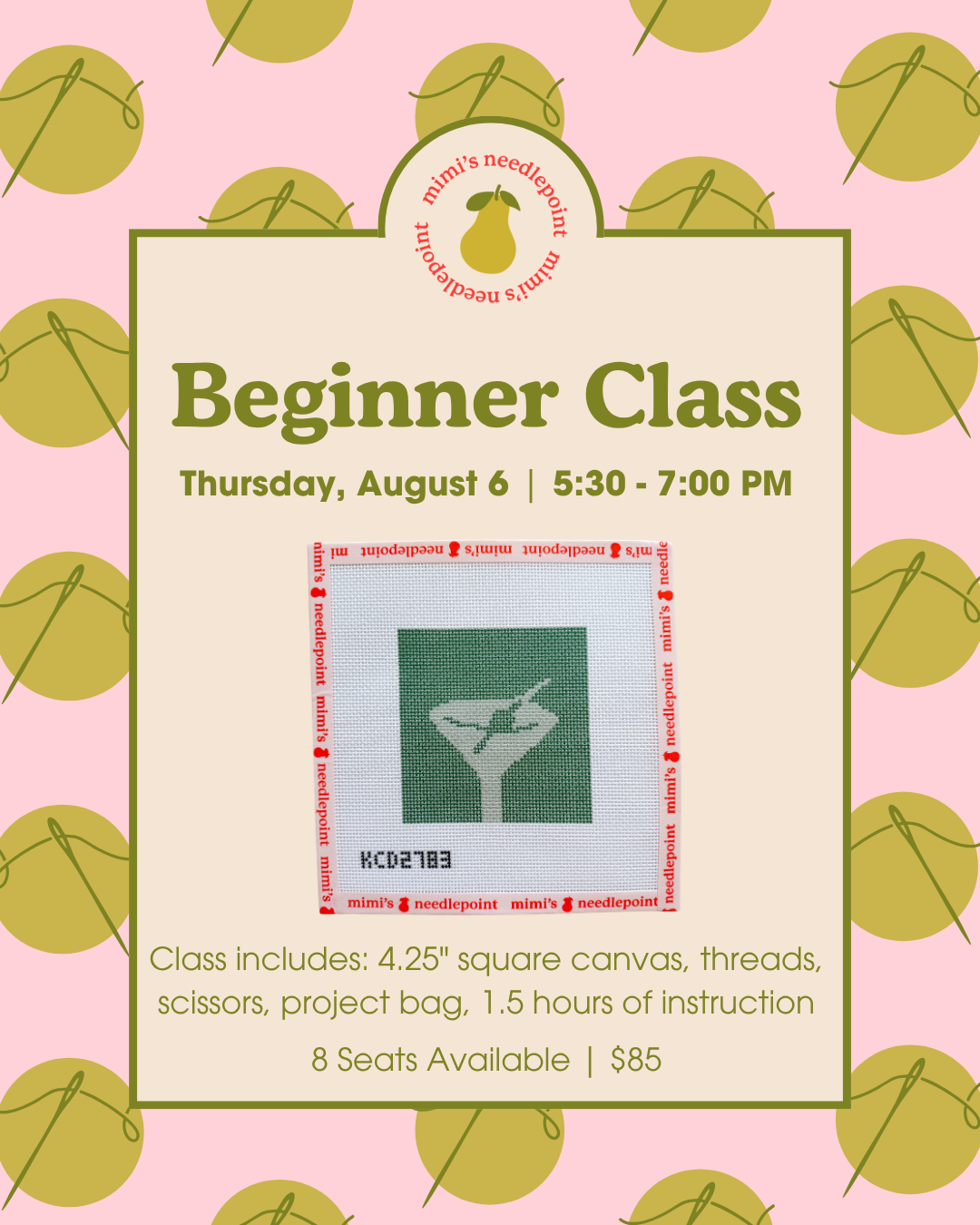 Martini Canvas Beginner Class | August 6