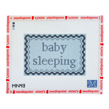 Baby Sleeping Blue