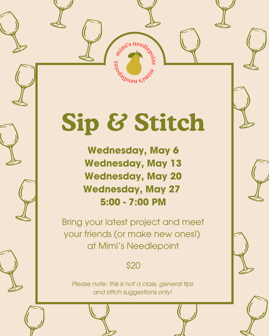 Sip & Stitch | May 2026