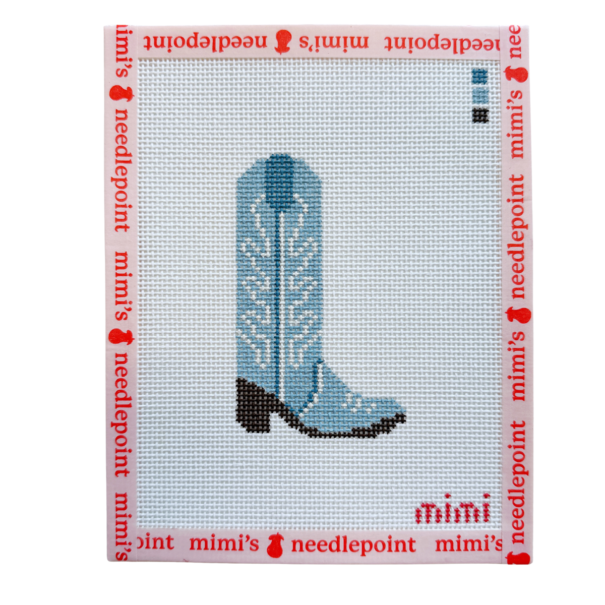 Blue Cowboy Boot