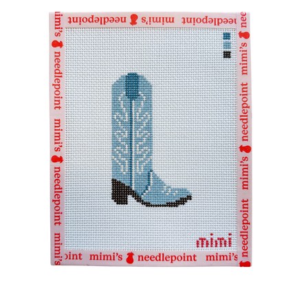 Blue Cowboy Boot