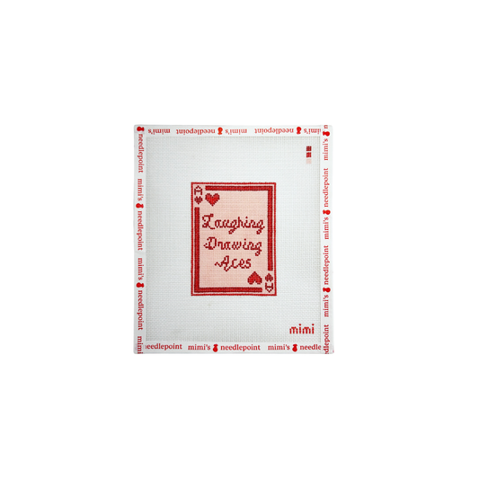 Laughing Drawing Aces Playing Card