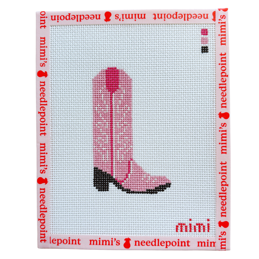 Pink Cowboy Boot