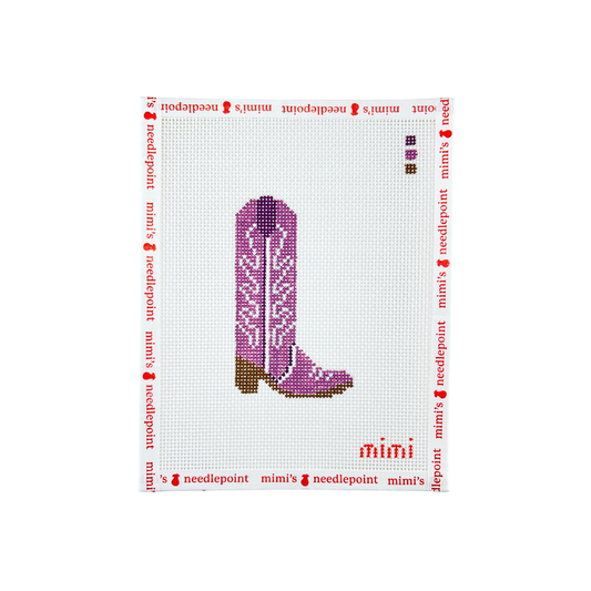 Purple Cowboy Boot
