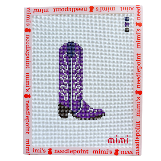 Purple Cowboy Boot