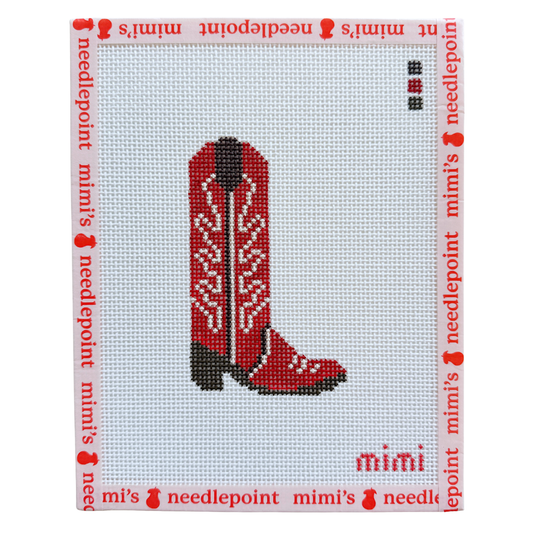 Red Cowboy Boot