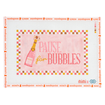 Pause for Bubbles | Mimi's Needlepoint x Bam Bird Boutique