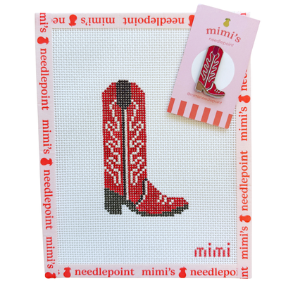 Red Cowboy Boot Needleminder