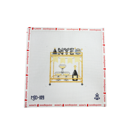 New Year's Eve Bar Cart