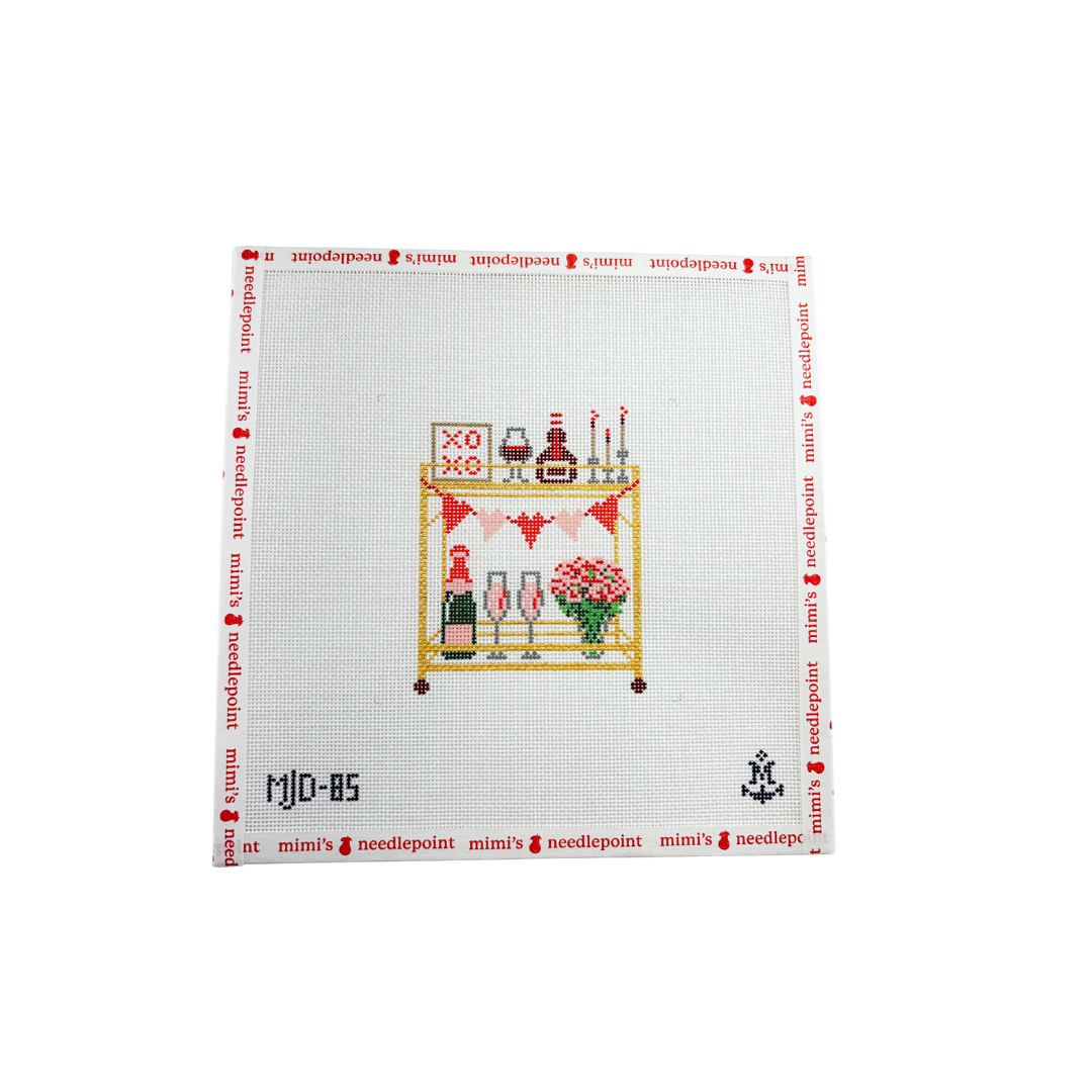 Valentine's Day Bar Cart