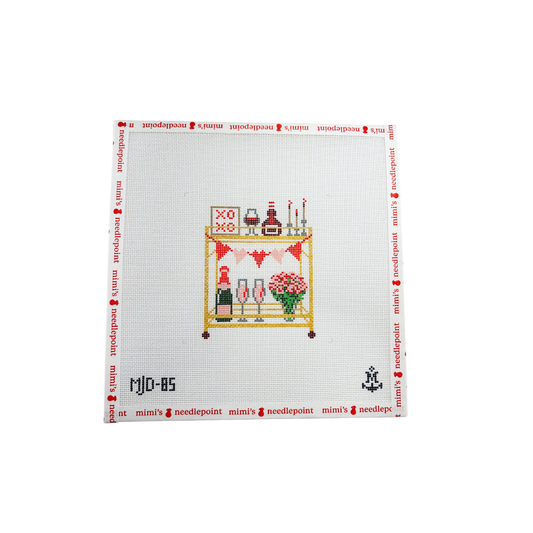 Valentine's Day Bar Cart