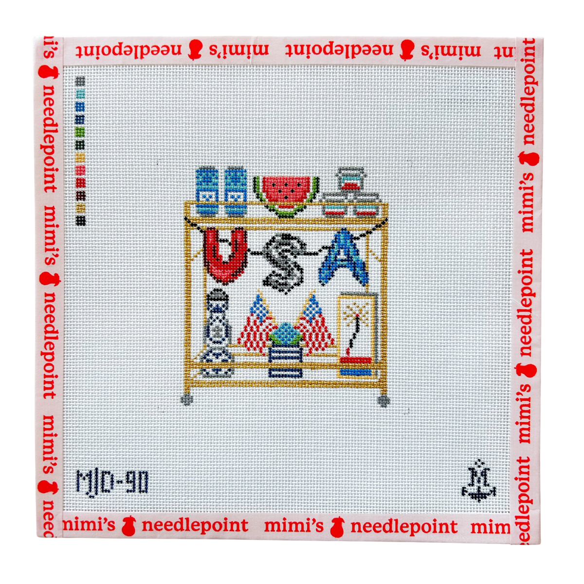 4th of July Bar Cart