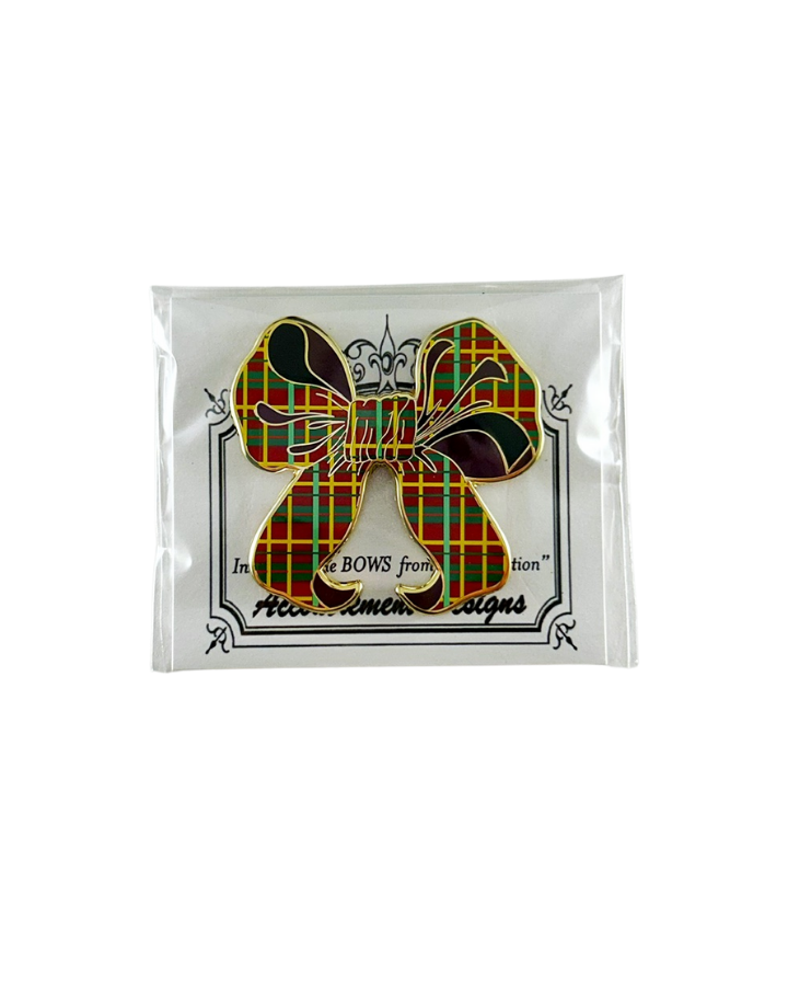 Gingham Collection Bow Needle Minder