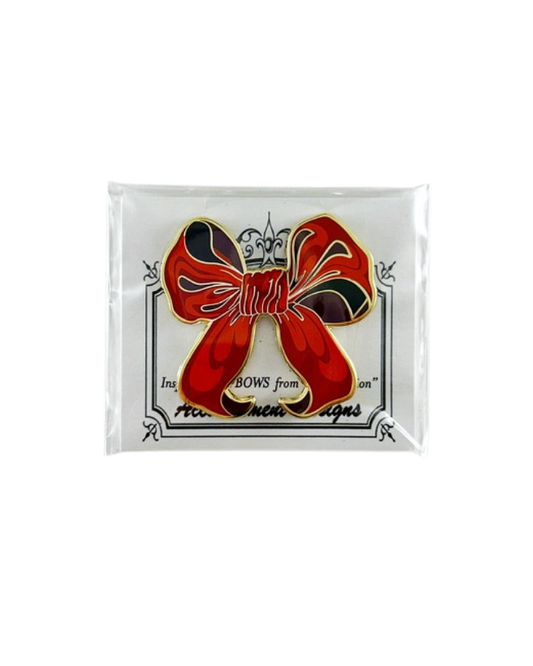 Red Collection Bow Needle Minder