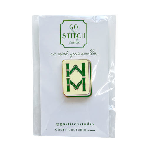 Bamboo Mahjong Tile Needle Minder