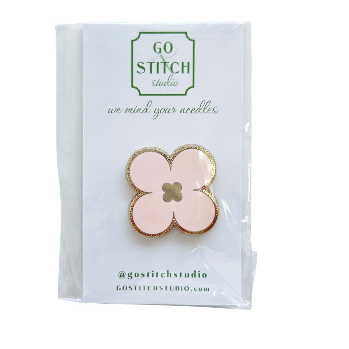 Pink Clover Needle Minder