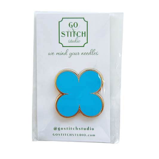 Empire Turquoise Clover Needle Minder