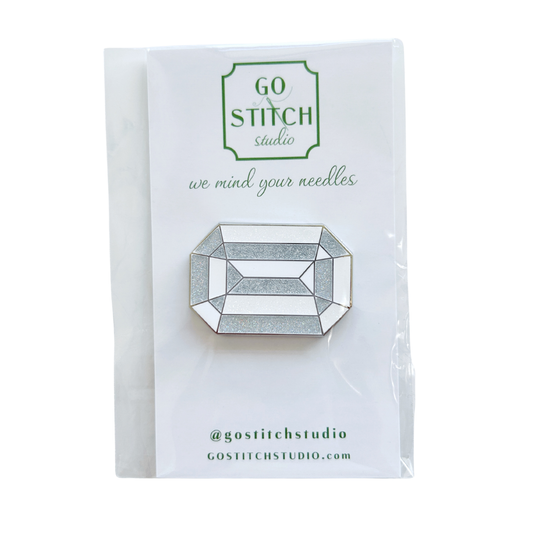 White Diamond "The Crown Jewel" Needle Minder