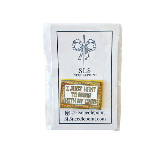 Hang With My Cat Needle Minder