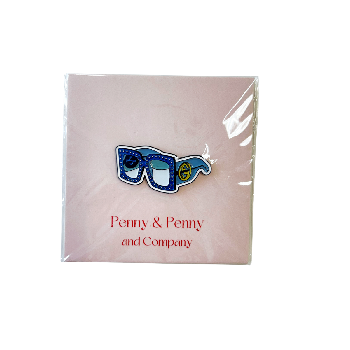 Glam Googles (Blue) Needle Minder