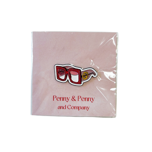 Glam Googles (Pink) Needle Minder