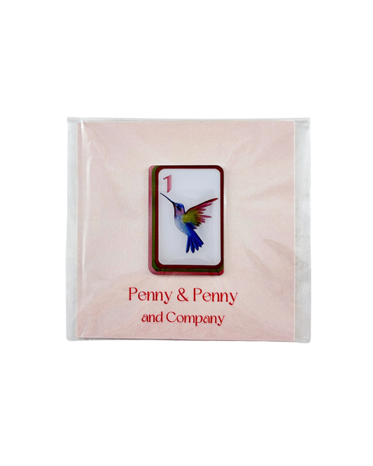 Bird Bam Mahjong Tile Needleminder