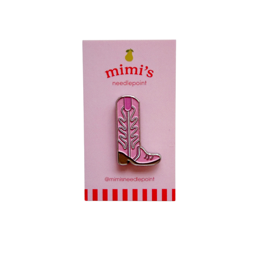 Pink Cowboy Boot Needleminder