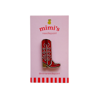 Red Cowboy Boot Needleminder