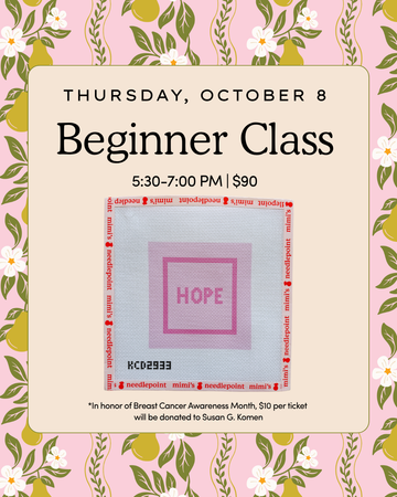 Hope Beginner Class | October 8