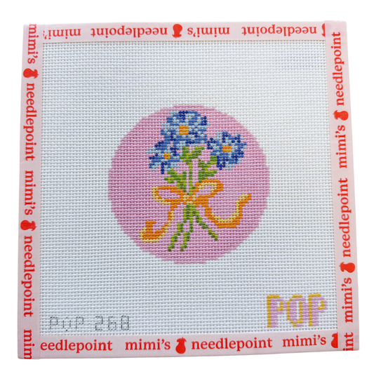 Floral Bouquet Round - Orchid