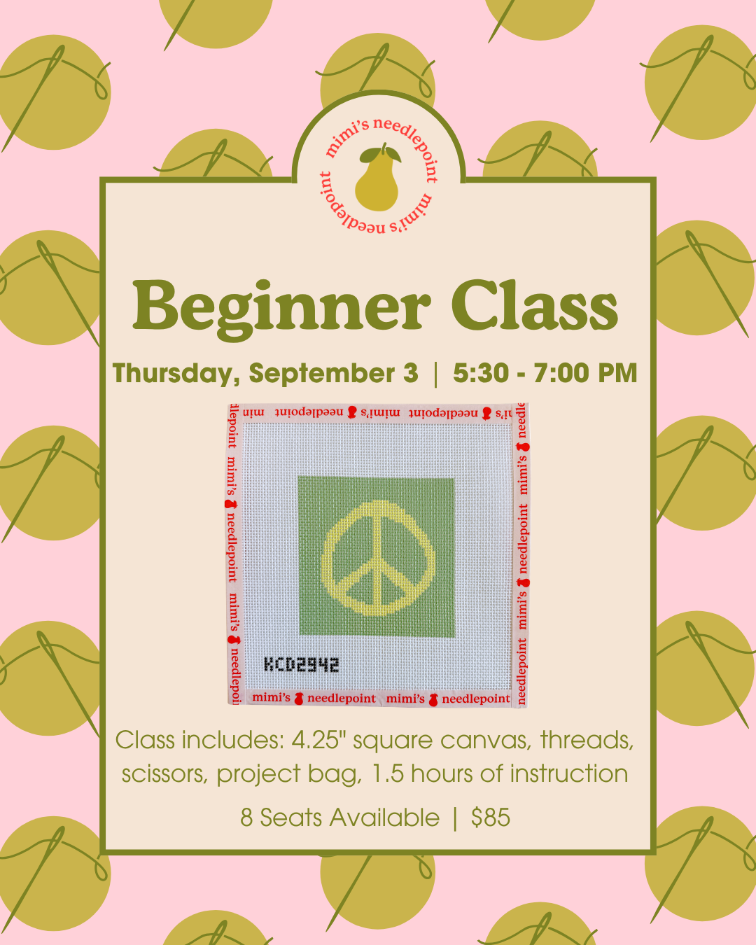 Peace Beginner Class | September 3