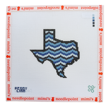 Blue Bargello Texas