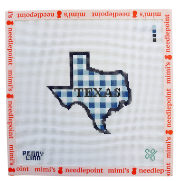 Blue Gingham Texas