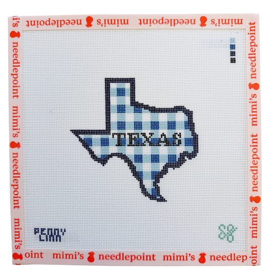 Blue Gingham Texas