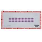 Large Gingham Key Fob - Purple