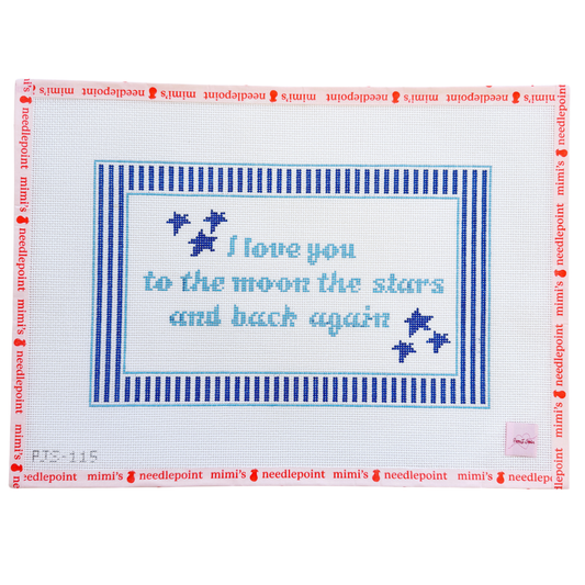 I Love You to the Moon and Back - Blue