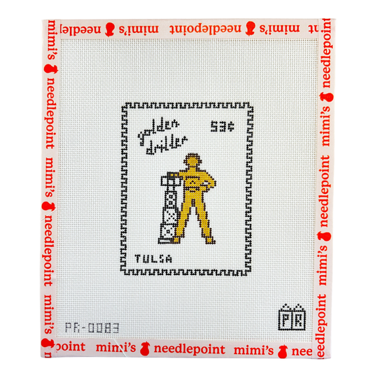 Tulsa Golden Driller Stamp