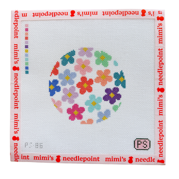 Floral Scatter Round